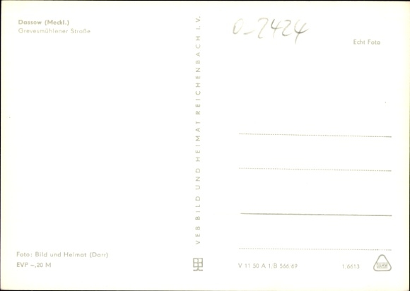 Postcard Dassow in Mecklenburg, Grevensmühlener Straße