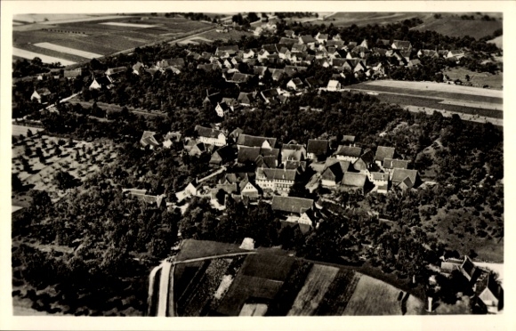 Postcard Kleinaltdorf Gaildorf am Kocher, aerial photograph