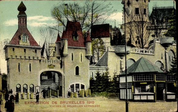 KP Bruksela, Wystawa, Światowa Wystawa 1910, Wejście na Targi Brukselskie