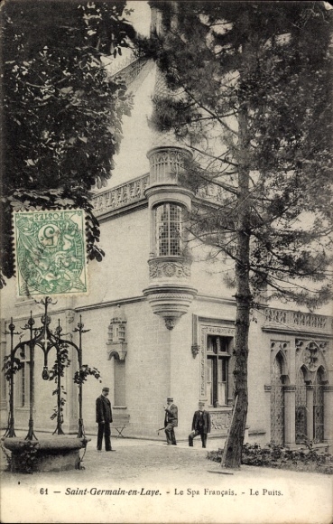 CPA Saint Germain et Laye Yvelines, Le Spa Francais, Le Puits