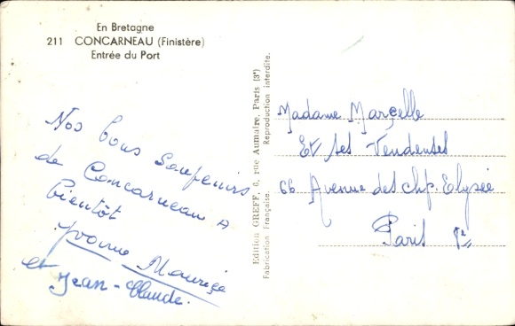 PC Concarneau Finistère, Entree du Port
