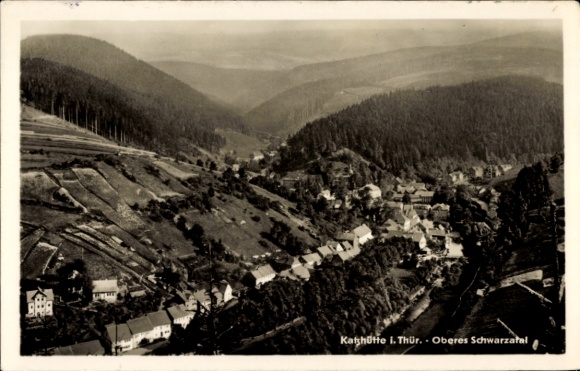KP Katzhütte w Schwarzatal, widok całkowity, Górny Schwarzatal