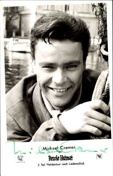 Ak Schauspieler Michael Cramer, Portrait, Autogramm, Parole Heimat