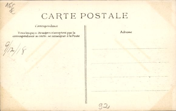 Postcard Bellevue Hauts de Seine, Grande Rue, Hotel de la Tête Noire
