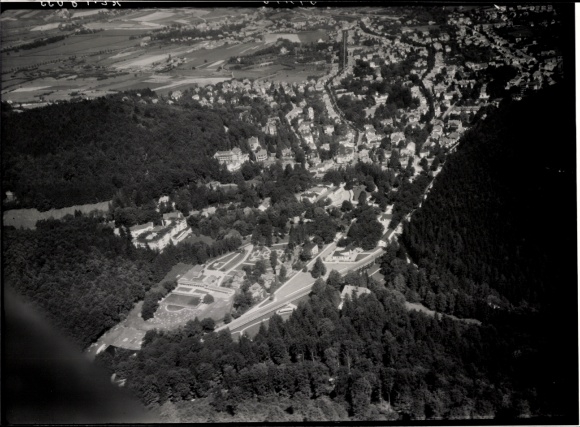 Ak Altfeld Bad Harzburg am Harz, Blick auf  aufgenommen vom Burgberg