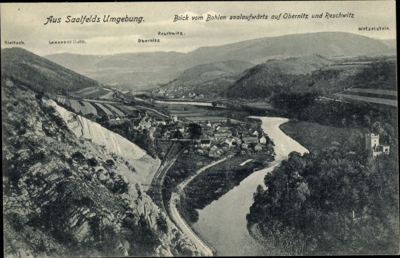 PC Obernitz Saalfeld an der Saale Thuringia, Reschwitz, Panorama