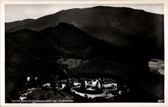 Postcard Obereggenen Schliengen in the Black Forest, Bürgeln Castle