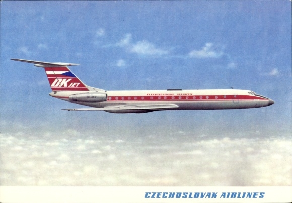 Ak Passagierflugzeug Tupolev Tu-134 A, Czechoslovak Airlines