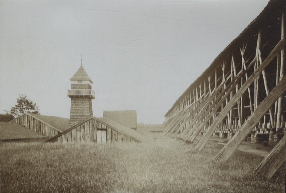Original photo Rheine in Münsterland, NRW, Gradierwerk / Saline Gottesgabe, around 1900
