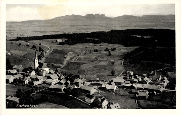 Ak Buchenberg Königsfeld im Schwarzwald, Luftbild