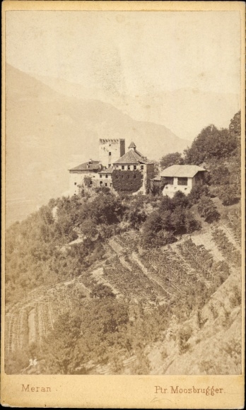 CdV Dorf Tirol Tirolo Zuid-Tirol, kasteel Thurnstein