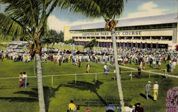 Ak Florida USA, Gulfstream Park Space Track, tussen Miami en Hollywood