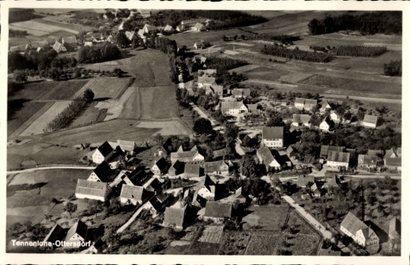 Ak Tennenlohe Erlangen in Mittelfranken Bayern, Fliegeraufnahme, Ottersdorf
