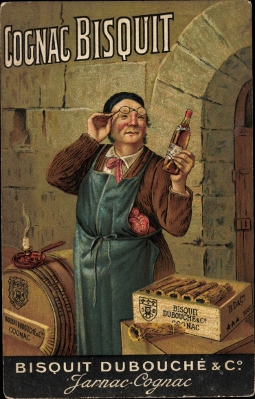 Postcard Cognac Bisquit Dubouche & Co., Jarnac Cognac