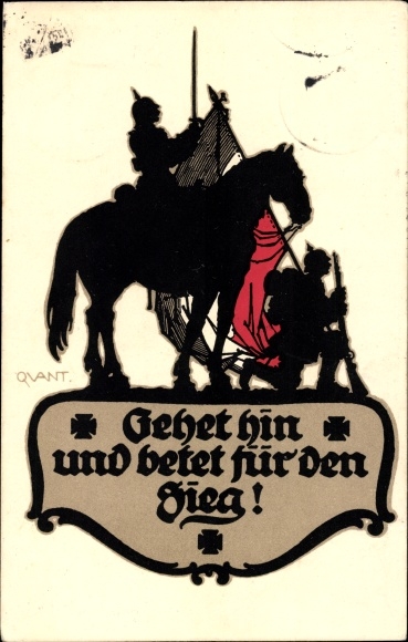 Artist PC Quant, Go and pray for victory, propaganda, I WW