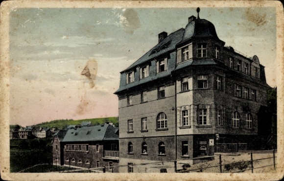 Ak Kemtau Burkhardtsdorf im Erzgebirge, Historisches Gebäude, Waldgebiet, Kegelbahn, gute Küch...