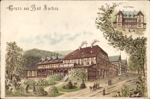 Prekursor lito Bad Sachsa w Harzu, Hotel Schützenhaus, Logierhaus