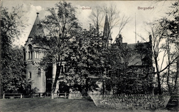 Ak Hamburg Bergedorf, Kasteel