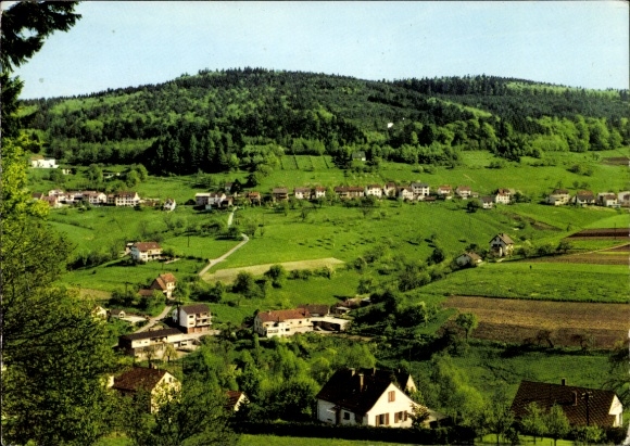 Postcard Wilhelmsfeld near Heidelberg, general view