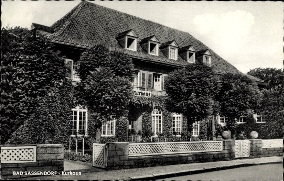 Postcard Bad Sassendorf in Westphalia, Kurhaus