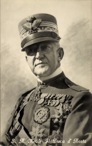 Ak Reale il Duca d'Aosta, Emanuel Philibert von Savoyen-Aosta, Portrait