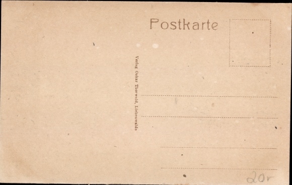 Postcard Liebenwalde in Brandenburg, Zehdenicker Strasse