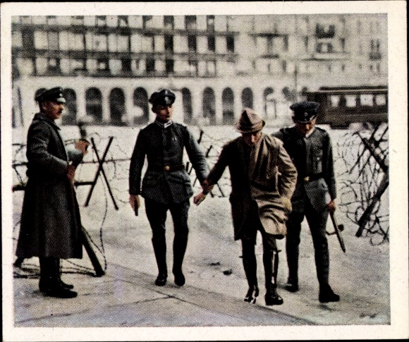 Sammelbild Die Nachkriegszeit Nr. 38, Februar 1921, Die politischen Leidenschaften, Hamburg