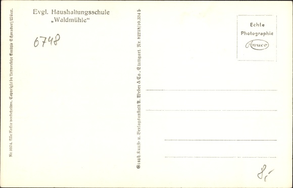 PC Bad Bergzabern Rhineland Palatinate, Ev. Waldmühle home economics school
