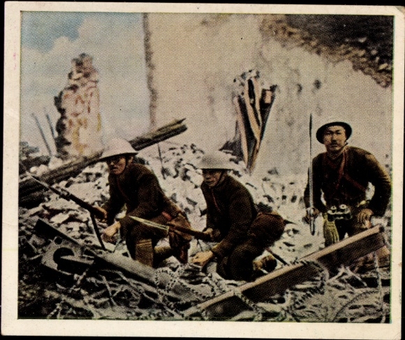 Collecting picture The post-war period No. 177 Nov. 1931 Danger of war in the Far East, Japanese outposts