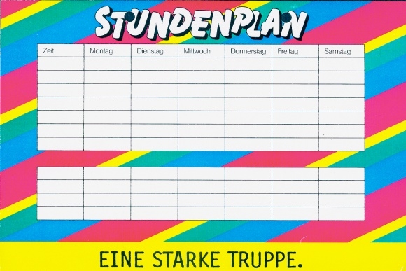 Timetable Bundeswehr, Sailing Ship, A Strong Troop