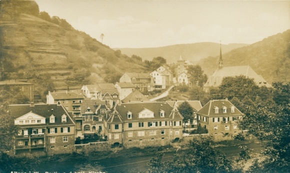 Photo PC Altena in Westphalia, partial view, Catholic Church