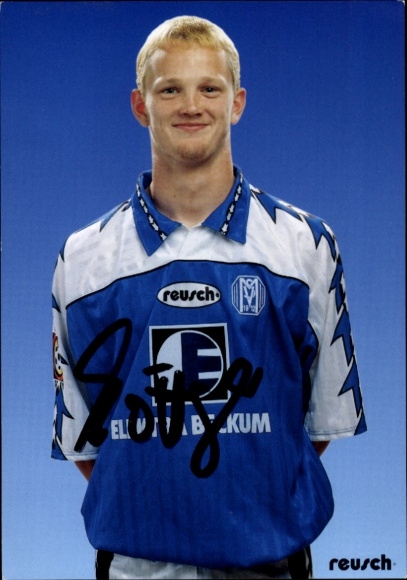 Autogrammkarte Fußballer Sebastian Röttger, SV Meppen, Autogramm