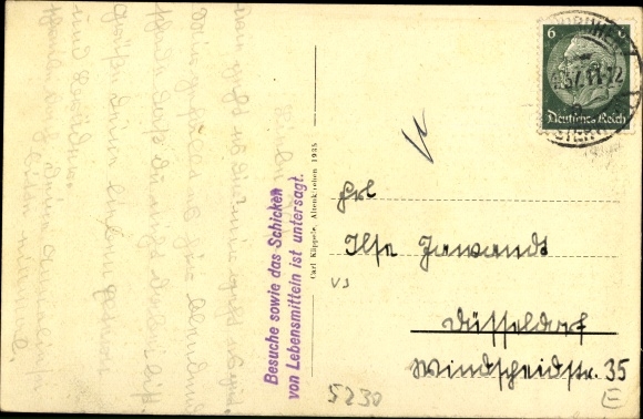 Postcard Altenkirchen Westerwald Rhineland Palatinate, Düsseldorf children&#39;s home