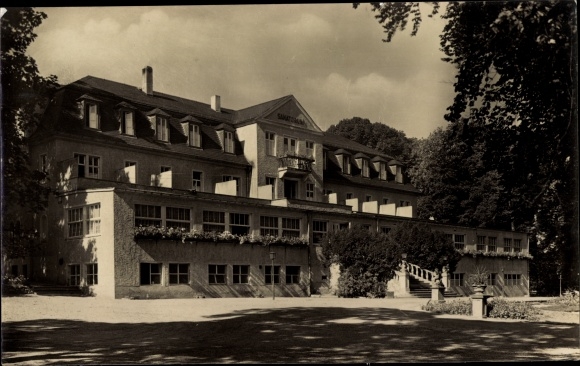 Postcard Bad Köstritz in Thuringia, sanatorium