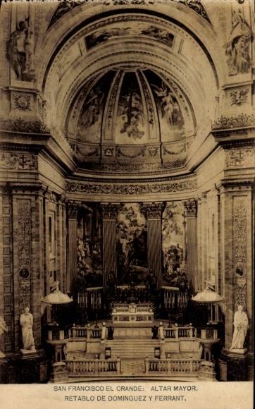 CPA Madrid, San Francisco El Grande, Altar Mayor