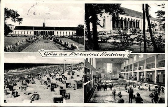 10 alte Ak Norderney in Ostfriesland, diverse Ansichten