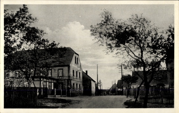 Postcard Gohlis near Riesa Zeithain in Saxony, Schäfers Gasthaus