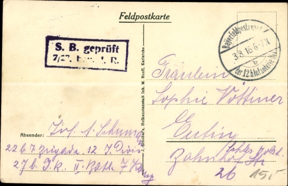 Postcard Durmersheim in the Upper Rhine Plain, view of the war catering facility
