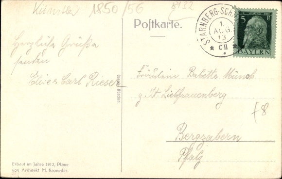 Artist PC Henel, Edwin, Tutzing in Upper Bavaria, Beringer convalescent home