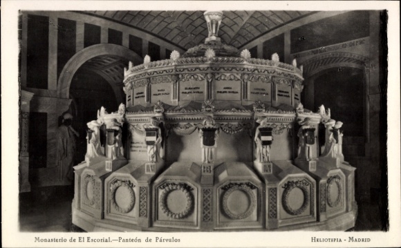KP San Lorenzo de El Escorial Madryt, Monasterio de El Escorial, Panteón de Párvulos, Heliotipia