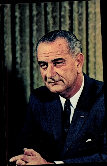 KP Lyndon Baines Johnson, prezydent Stanów Zjednoczonych, portret
