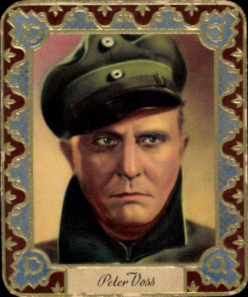Embossed passepartout trading card actor Peter Voss, picture no. 257