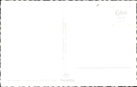 Postcard Teisendorf in Upper Bavaria, general view, Hochstaufen, Zwiesel
