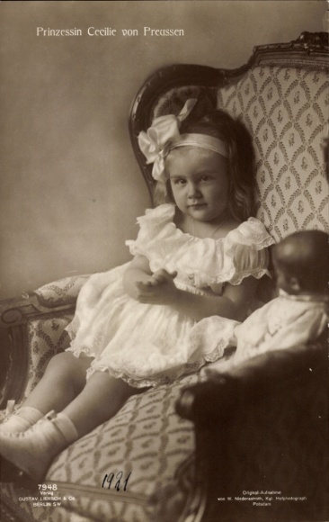 PC Princess Cecilie of Prussia, doll, Liersch 7948