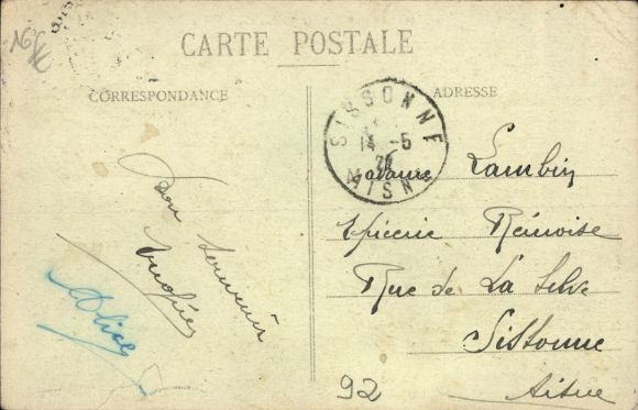 Postcard Malakoff Hauts de Seine, Rue Ernest Renan