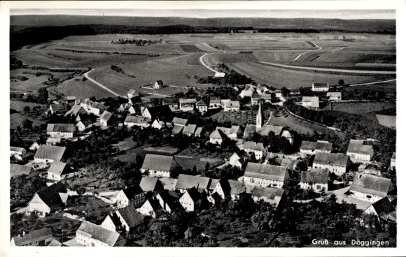 Ak Döggingen Bräunlingen in Baden Württemberg, luchtfoto