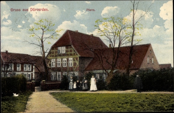 Postcard Dörverden in Lower Saxony, parish
