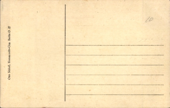 Postcard No ID for the removal of bread and grain flour, still bearable, I. WK