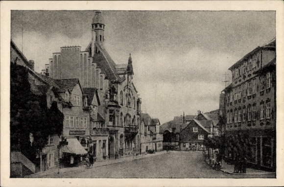 KP Großalmerode w Hesji, rynek, ratusz