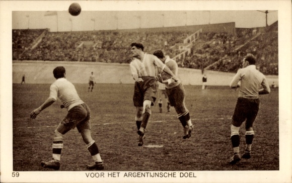 PC Amsterdam, Olympic Games 1928, football, Argentina